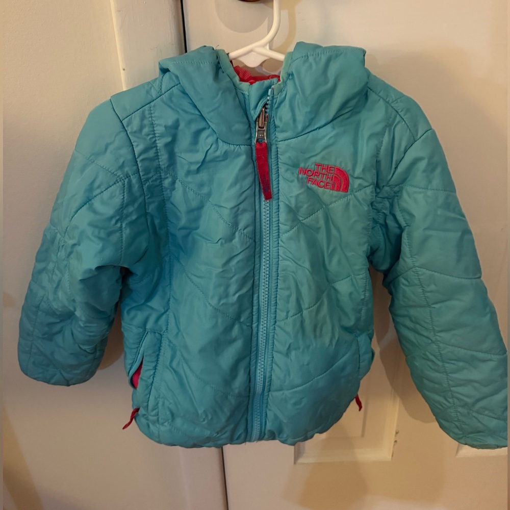 The North Face Kids Teal Puffer Jacket